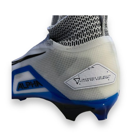 Nike Alpha Menace Elite 3 Football Cleats Ghost Laces CT6648-101 Size 8 - Picture 6 of 9